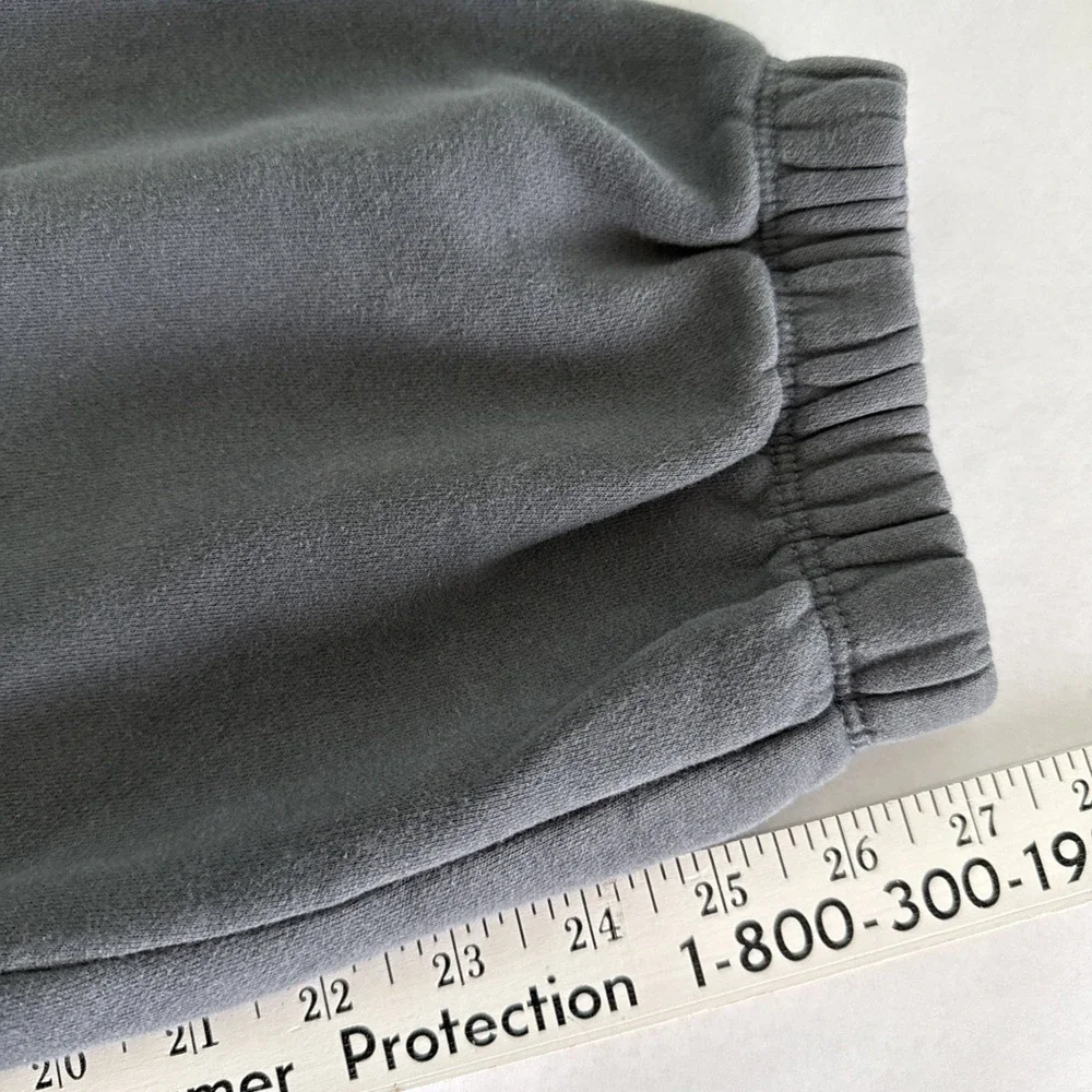 Abercrombie & Fitch Short Length Oversized Essential Clinched Sweats Grey L